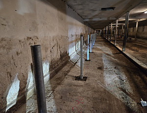 Oprava stáje pro skot